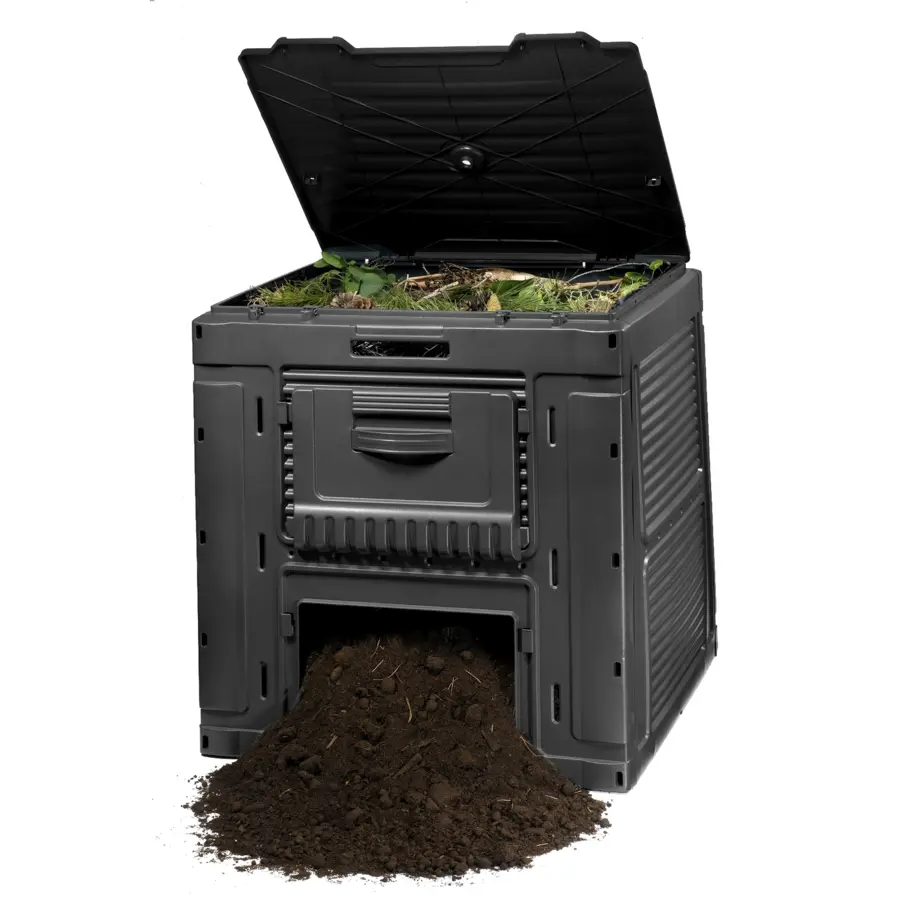 [136336] Composteur 470L Noir Ketter
