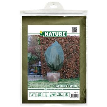 Housse hiver vert h 150 x diam 100 50 gr/M²