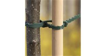 Lien de palissage à boucle indoor/outdoor   ABS, coloris vert   H4 x Ø2 cm  5 x