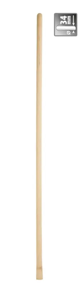 Manche bois de frêne serfouette L 1300 / diam 34 mm 