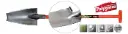 Beche coupe racines Polygator manche T fibre 5001 prof Polet ** Super solide **