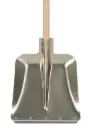 Pelle large aluminium avec renfort / manche bois Polet