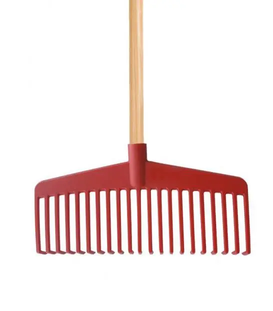Balai gazon polyamide 380 mm avec manche bois
