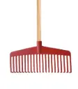 Balai gazon polyamide 380 mm avec manche bois