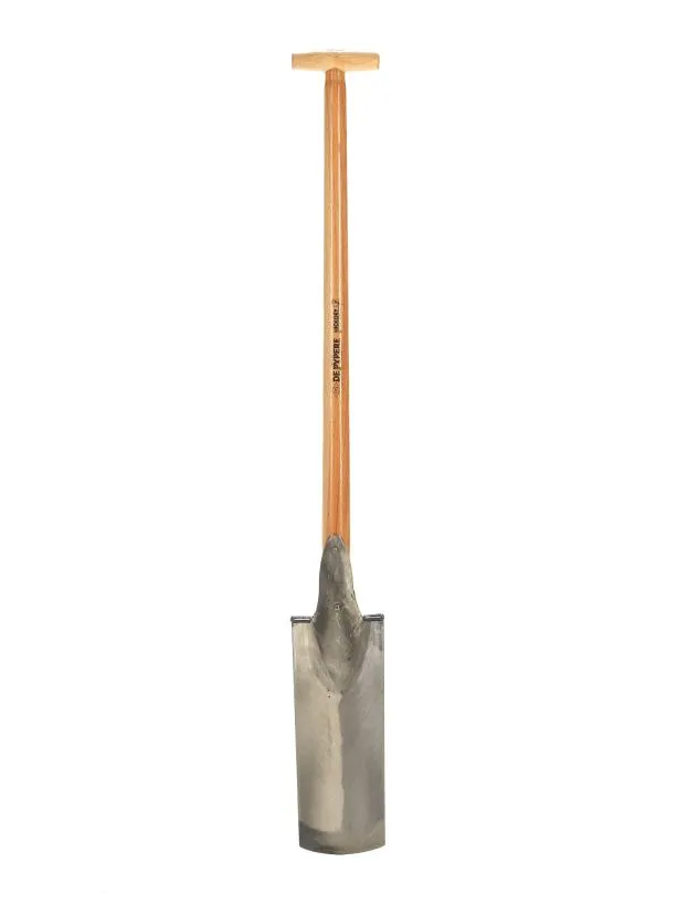 Beche d'arboriculture Pro. manche T bois Hickory