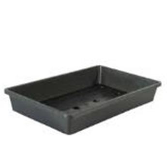 Terrine à semis, rigide, anthracite - Ht 6 x 37,5 x 24 cm