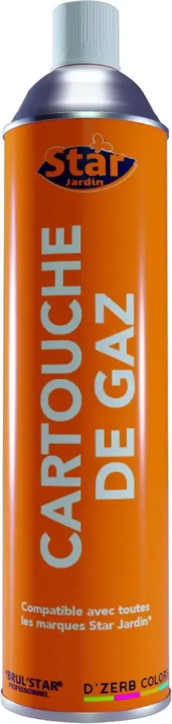 Cartouche gaz Star 540 ml ou 300 grms pour désherbeur thermique