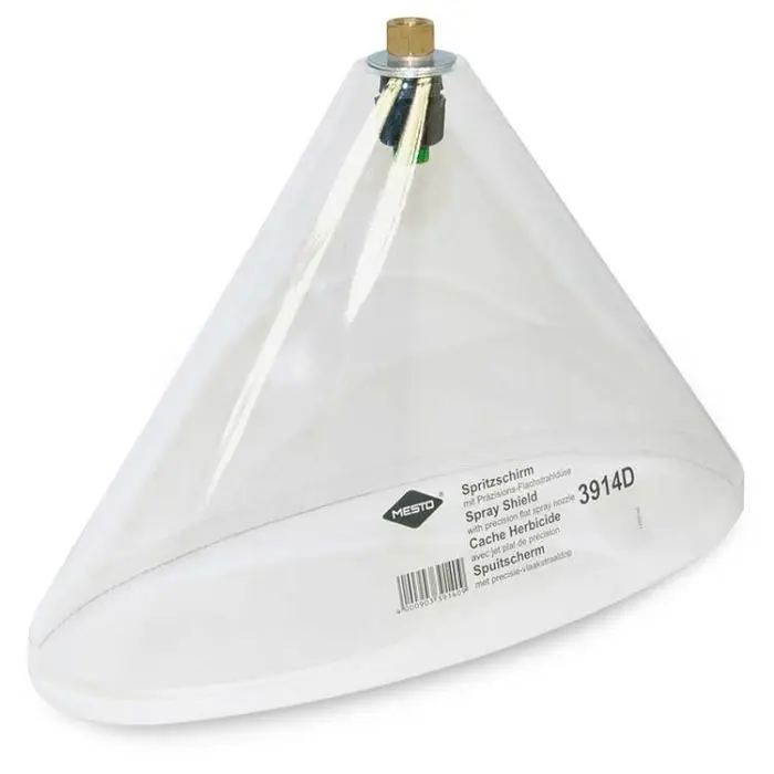 [142694] EDIALUX capot pulvér. ovale 30 cm+buse jet plat