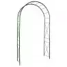 Arche dbl décor treillage 130/40/ Ht 250 fer vieilli (3146) - Pergola
