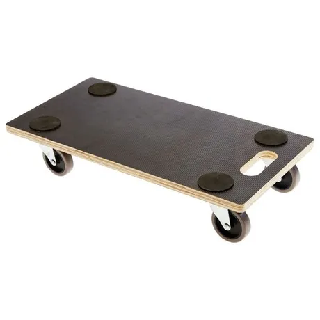 Support plateau 4 roues Solides L58 l29 cm
