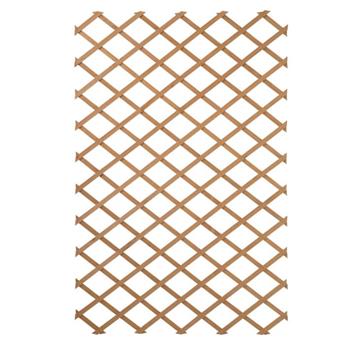Treillis extensible 100 x 200 cm bois FSC naturel