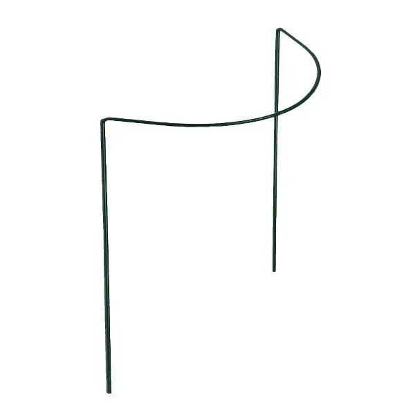 [134881] Peacock Tuteur demi cercle vert D 40 Ht 120 cm