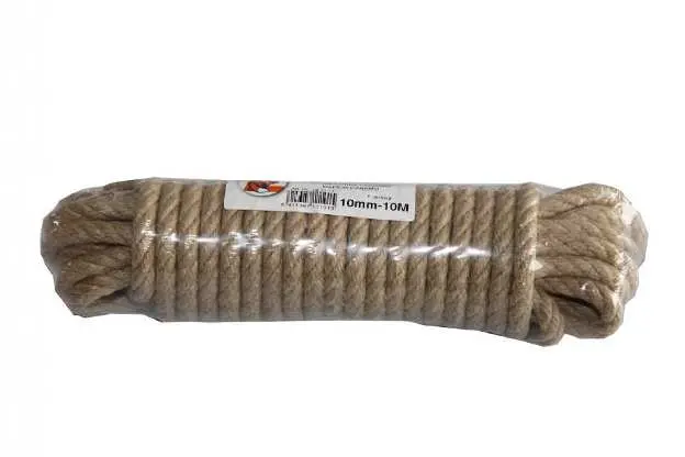 Corde en chanvre D10 mm L 10 m