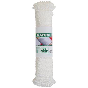 Corde en nylon coloris blanc 20 m