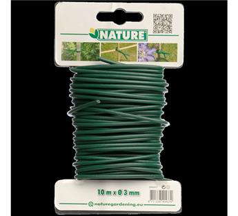 Lien en métal gainé en mousse de tuteurage - Ø3 mm x 10 m