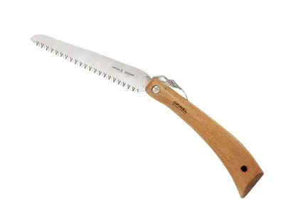 [143413] Opinel. Scie fermante Carbone N°18, manche bois.