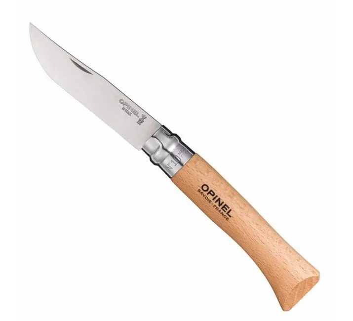 [143418] Opinel Classic. Couteau de poche N°10 Inox,  bois, viro.