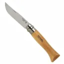 Opinel classic. Couteau de poche N°08 Inox,  manche bois, viro.