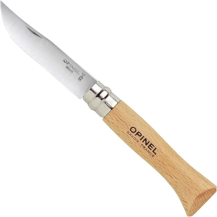[143414] Opinel classic.Couteau de poche N°06 inox,  bois, viro.