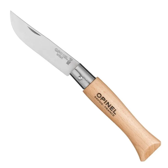 [143425] Opinel classic. Couteau de poche N°05 Inox,  manche bois.
