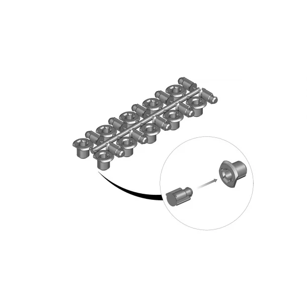 Growcamp kit clips (10p)  FC2326