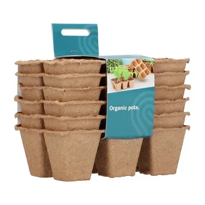 [144601] SOGO pot biodégradable 6 / 6 cm set de 6p * 14 pc