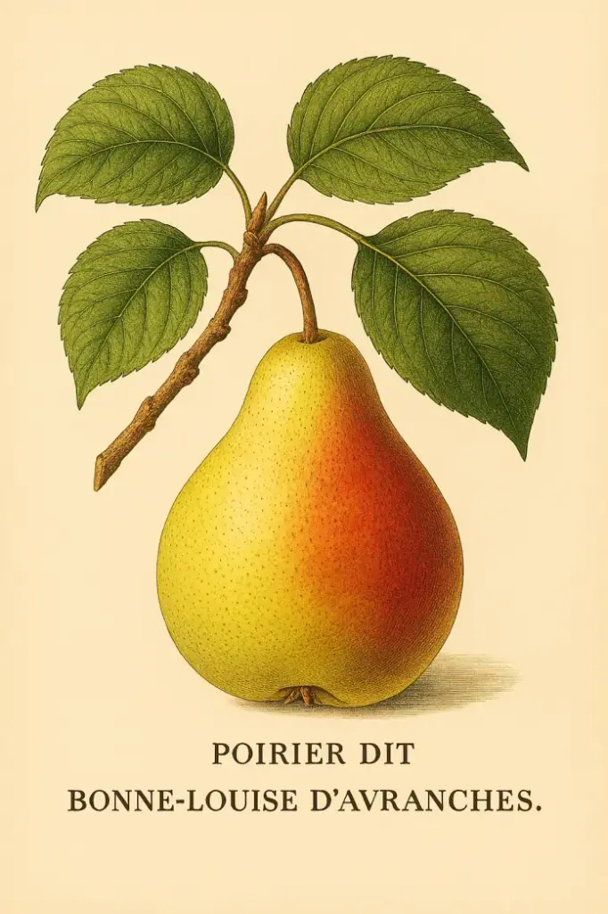 [144646] Poirier Louise Bonne d'Avranches Palissé Simple U Pot ** Bon pollinisateur **