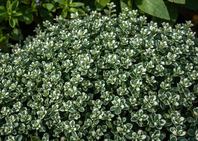 Thymus citriodorus Silver Queen P17-18 cm - THYM CITRON ARGENTE comestible