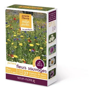 [139861] Prairie Fleurie Sauvage 500g 50 à 100 M² Nova Flore