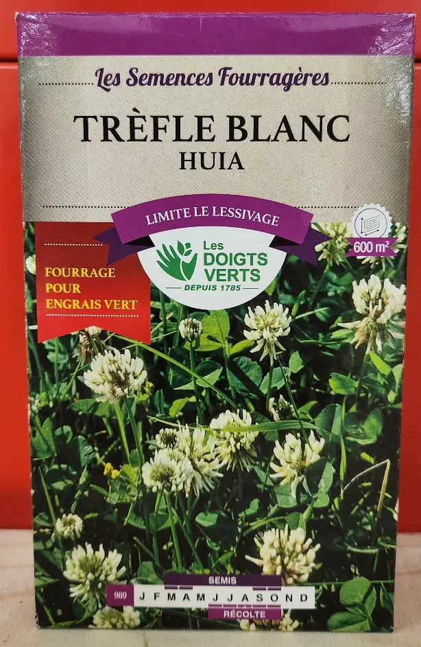 Trefle blanc Nain 500 gr ** Engrais vert **