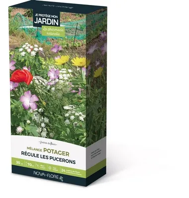 [106092] Prairie fleurie puceron 200 g 30 M² Nova Flore