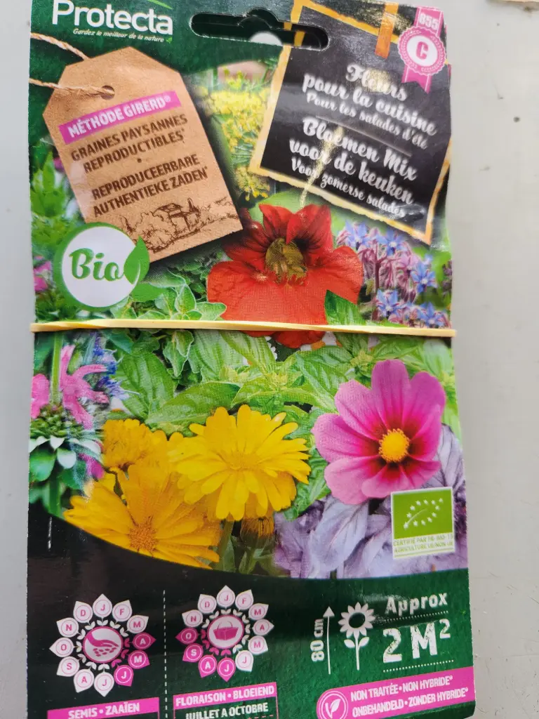 Fleurs pour la cuisine FR-BIO-15 ( Protecta C )