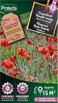 Coquelicot Simple Rouge ( Protecta B )