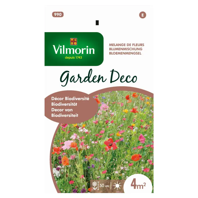 Graines Garden Deco Décor Biodiversité 4M² 8g (Vilm)