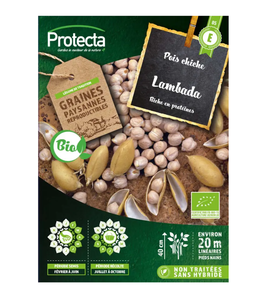 Pois Chiche LAMBADA FR-BIO-15  125Gr ( Protecta E )