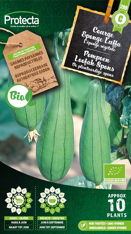 Courge Eponge Luffa FR-BIO-15 ( Protecta C )