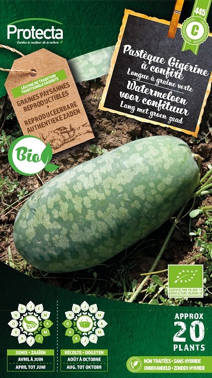 Pastèque Gigérine à confire FR-BIO-15 ( Protecta C )