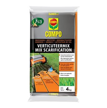 Compo Mix Scarification 4Kg 150 M² Semences + Engrais + Substrats