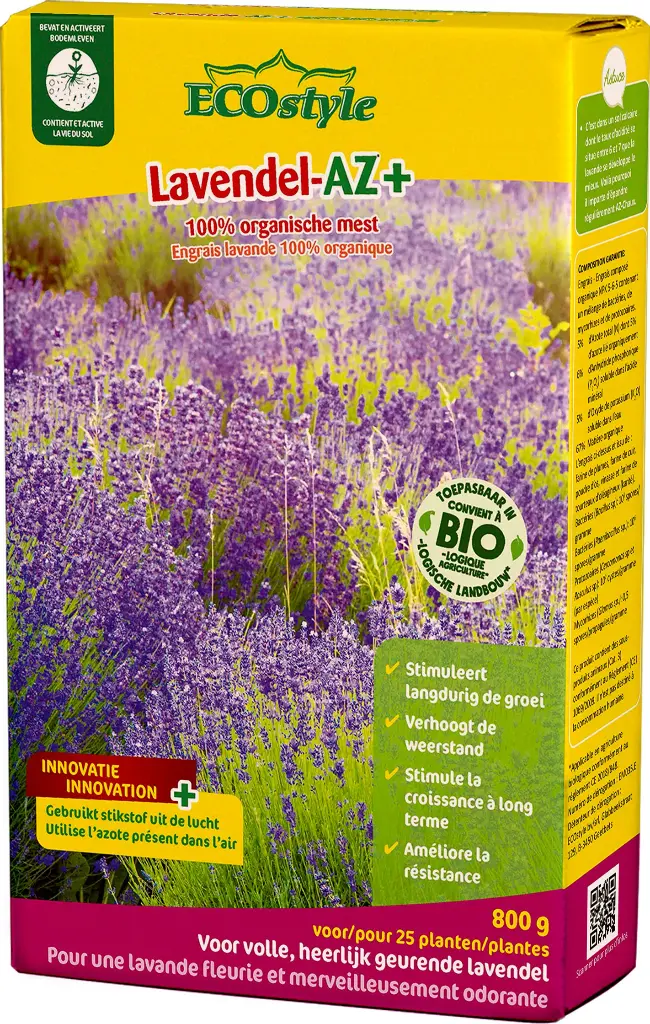 Ecostyle engrais lavande 800 g BIO 