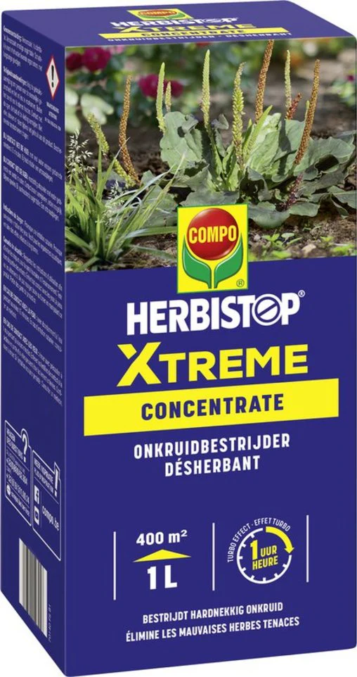 [0999030] Compo Herbistop XTREME 1 Litre +/- 400 M² ** Le plus puissant **