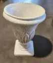Pot haut rond béton patiné Ht 60 cm