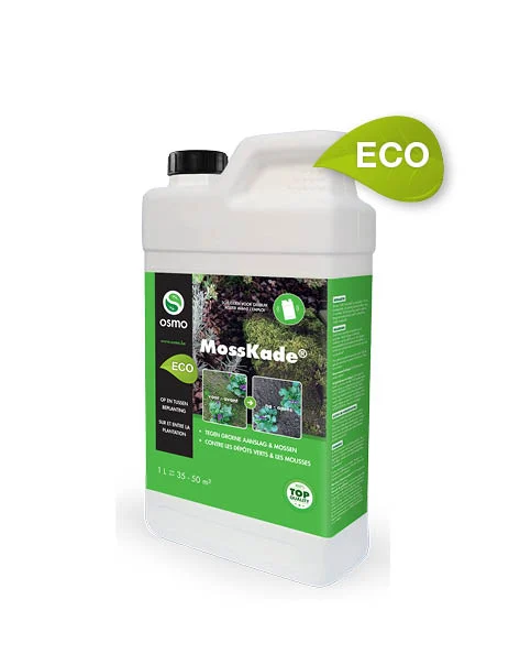 Mosskade Omsmo 1 L contre les mousses et dépôts verts
