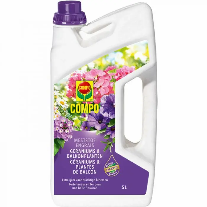 Compo engrais liquide geranium surfinia 5 Litres
