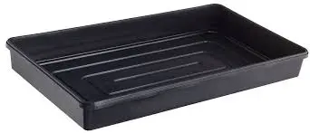 Terrine bac à semis Noir 55 / 31 / Ht 6 ** Modèle Danois léger sans trous ** 