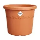 Algarve Cilindro 58 cm Pot plastic Terra + roulettes
