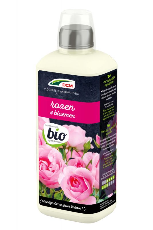 [1000284] DCM engrais liquide Bio Rosiers et fleurs 0.8 Litres