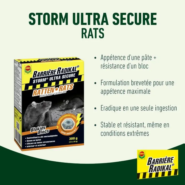 [1000402] Compo Storm Radikal Ultra Rats 12 x 25 g ** Rapide et très efficace **