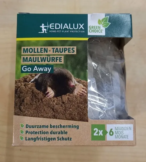 [1000543] Go Away Répulsif taupes 2 sacs odorants EDIALUX