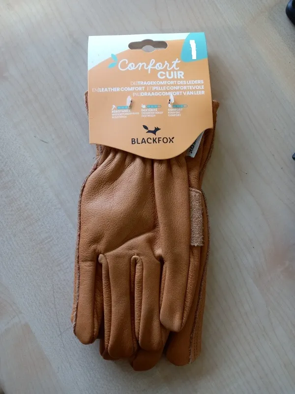 [1000593] Blackfox Gants foret cuir T10 - marron