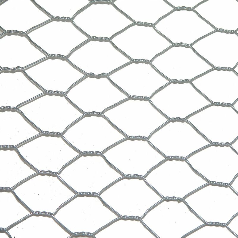 [1000673] Grillage Maille Hexagonale 1x10m 13mm galvanisé